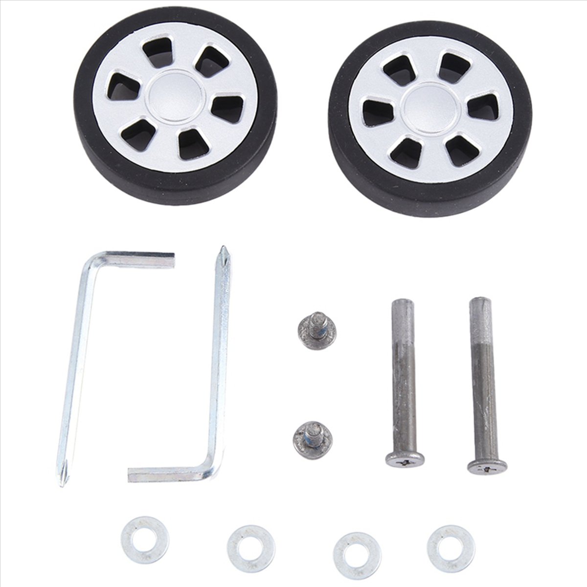 Caster Wheel - Abqr 55x13mm conjunto de 2 rodas