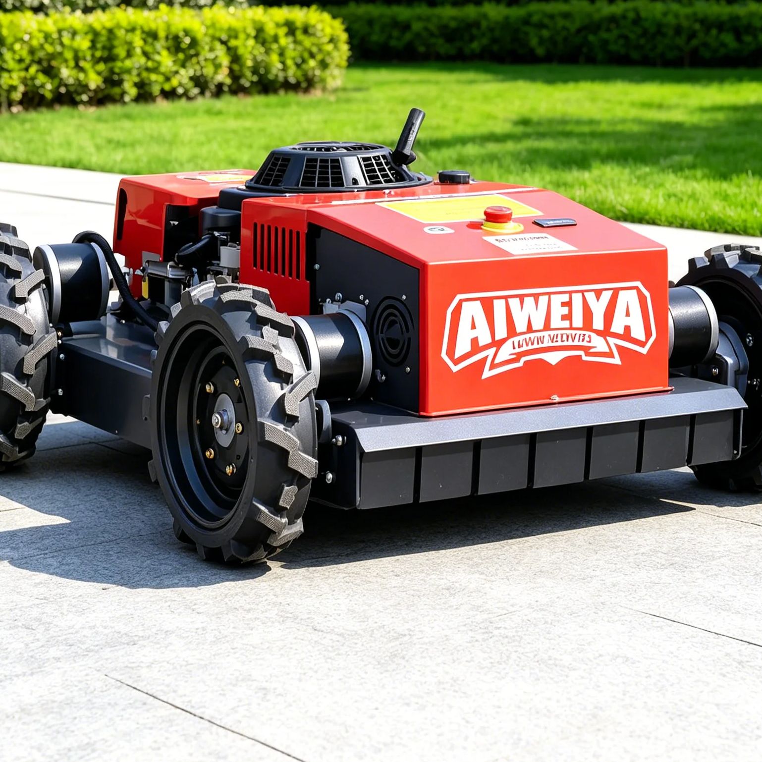 Robot Wheel - Robô cortador de grama personalizado com