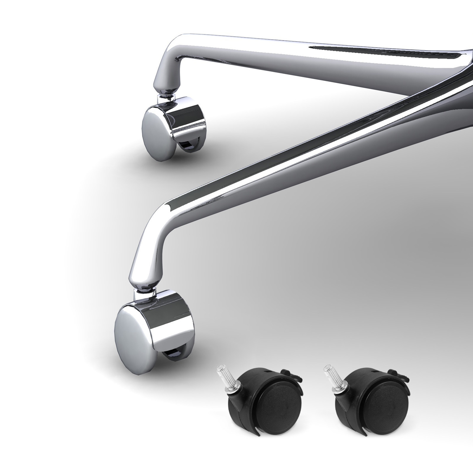 2 rodízios giratórios com supo - Caster Wheel avaliação e preço