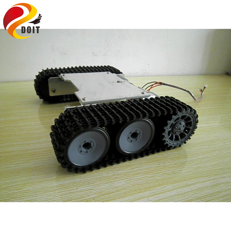 Kit rc robô tanque de carro, c - Tracked Robot Chassis avaliação e preço