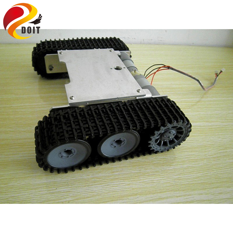 Kit rc robô tanque de carro, c - Tracked Robot Chassis avaliação e preço