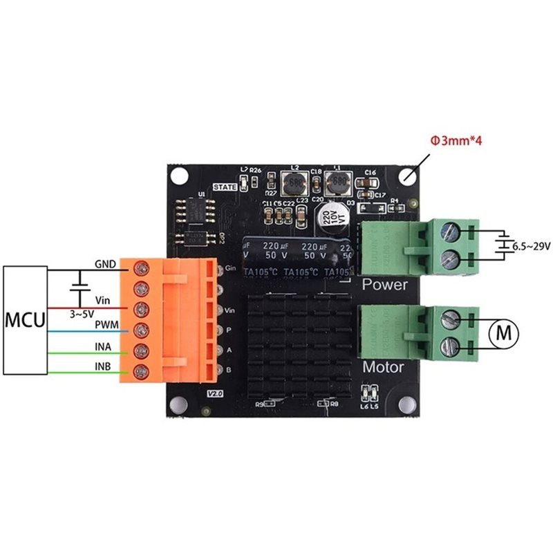 Módulo de Driver de Motor DC d - Dc Motor 12V avaliação e preço