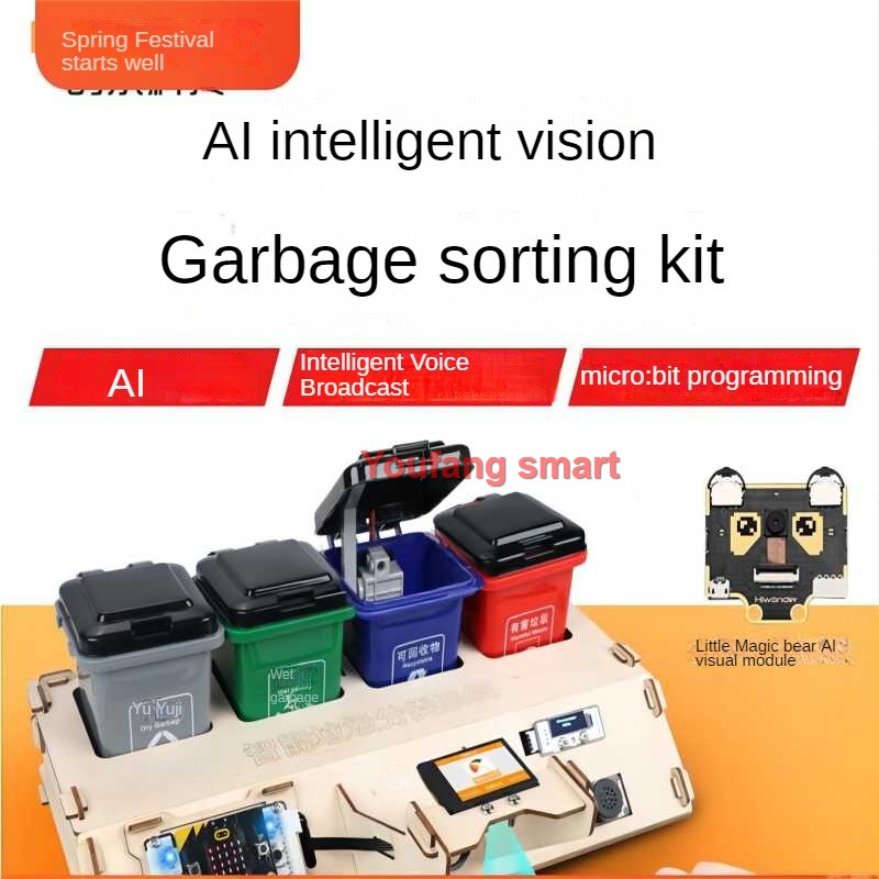AI Visão Waste Sorting Robot K - Microbit Robot avaliação e preço